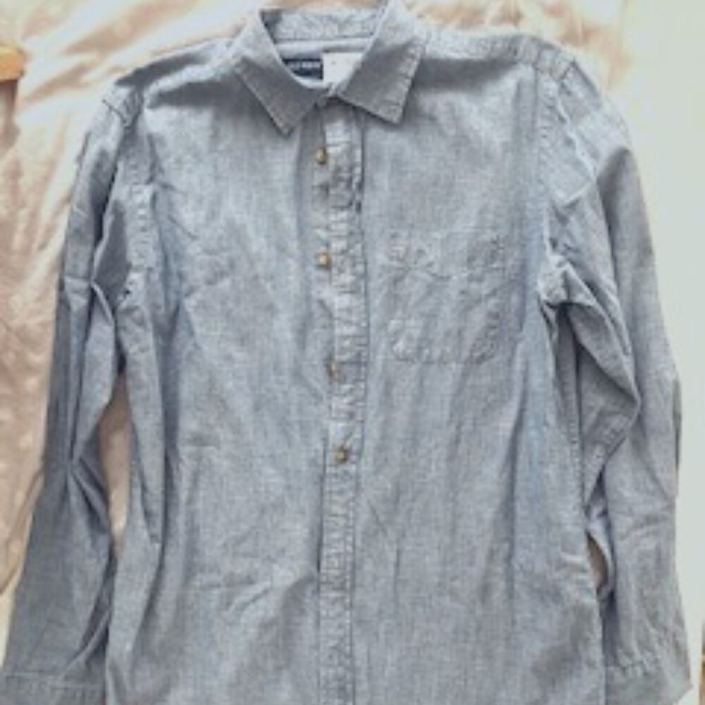 Old Navy Tall Men's Chambray casual button-down shirt